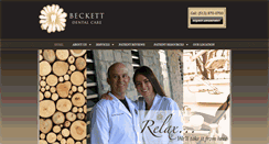 Desktop Screenshot of beckettdentalcare.com